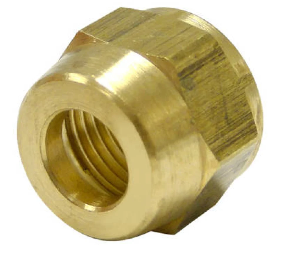 Porca Flange de Latão 1/8" Sae