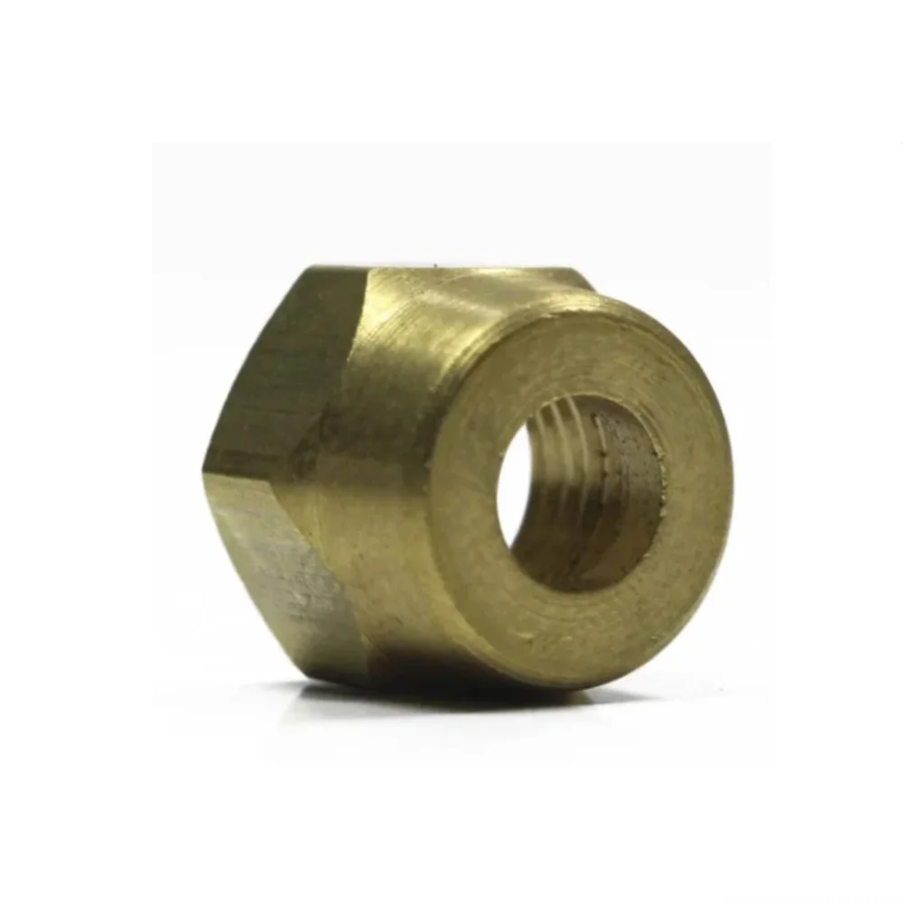 Porca Flange de Latão para Tubo de Cobre 3/8" Sae