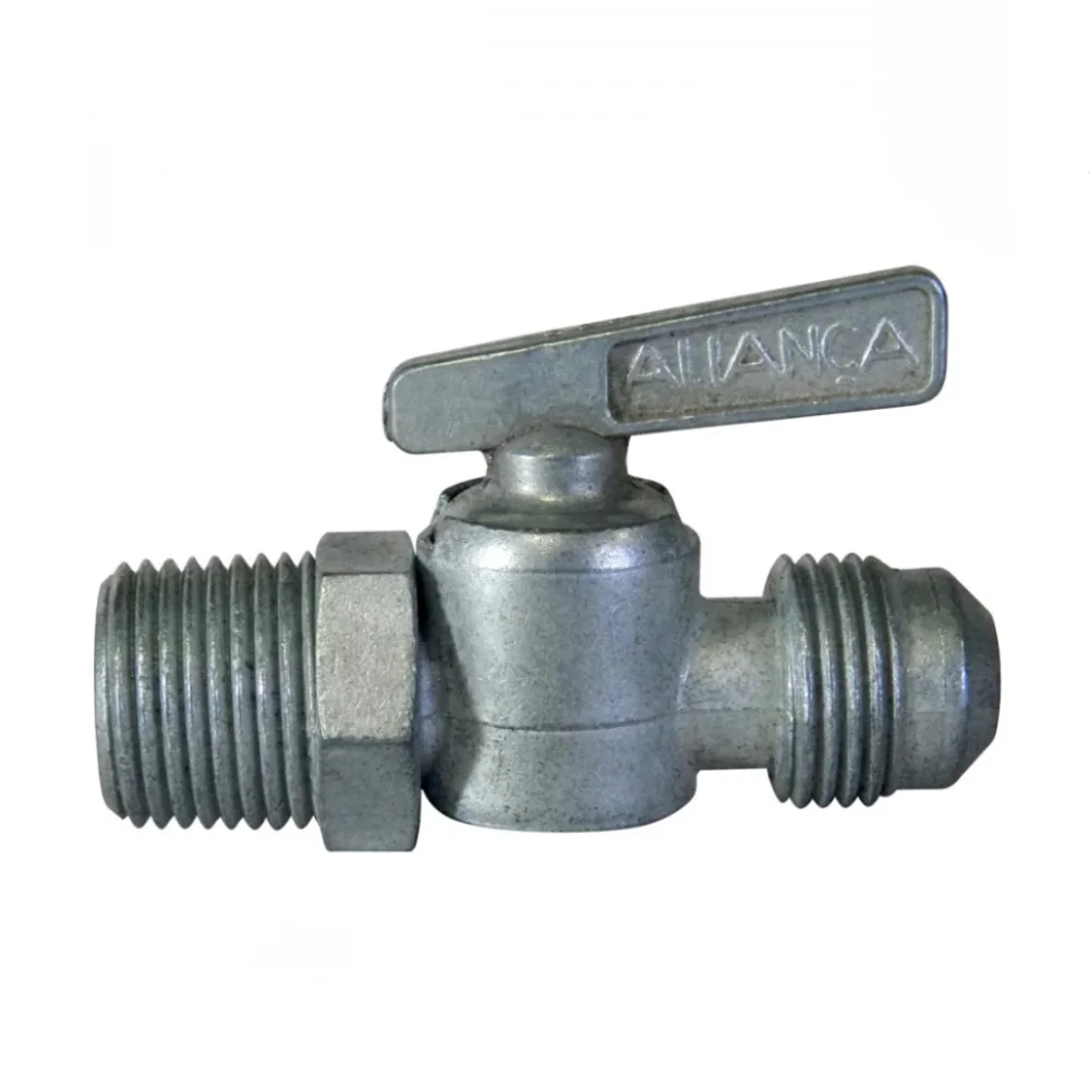 Registro de Gás Npt 3/8" X 3/8" Sae - Aliança