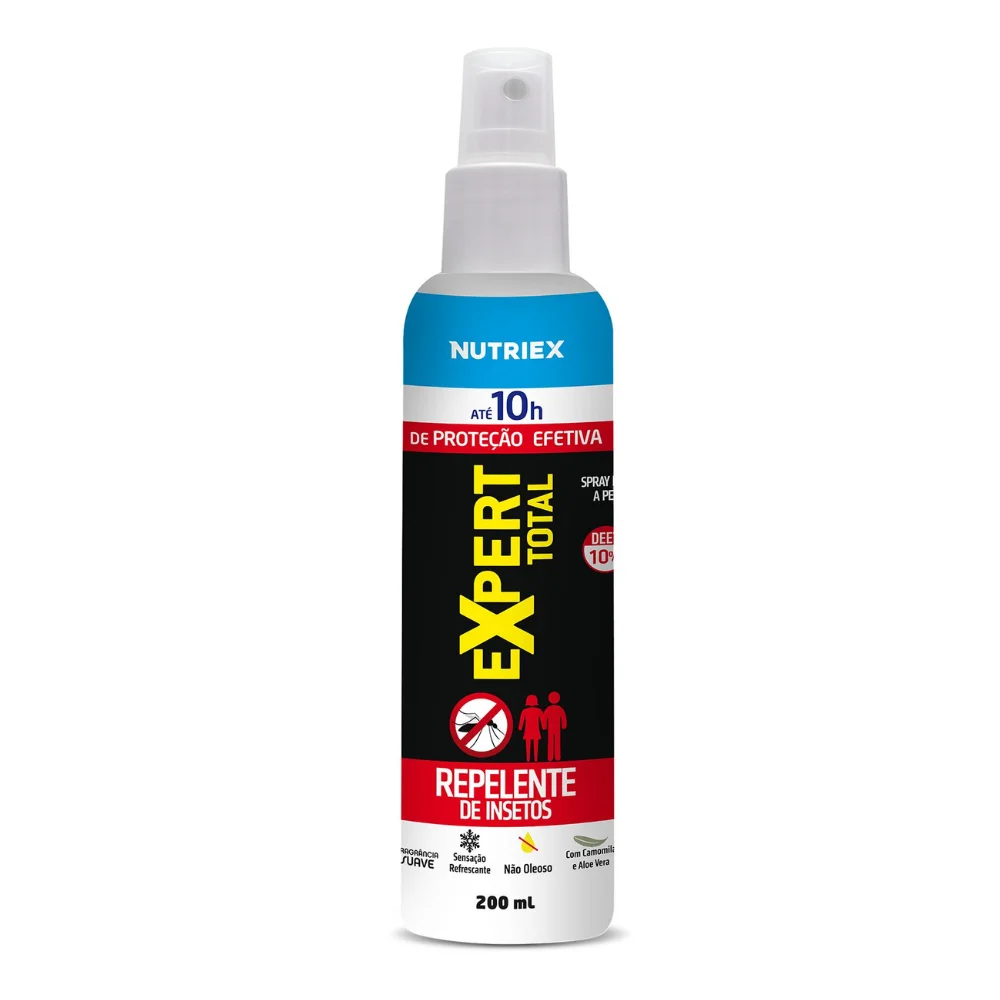 Repelente Spray de Insetos 10 Horas Expert Total 200Ml - Nutriex