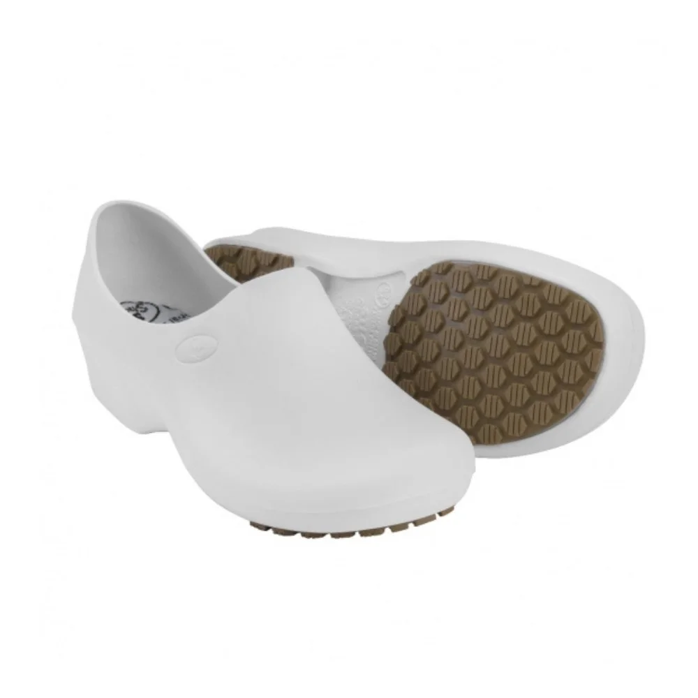 Sapato Antiderrapante Sticky Shoes Woman Ca 39848 Branco Impermeável