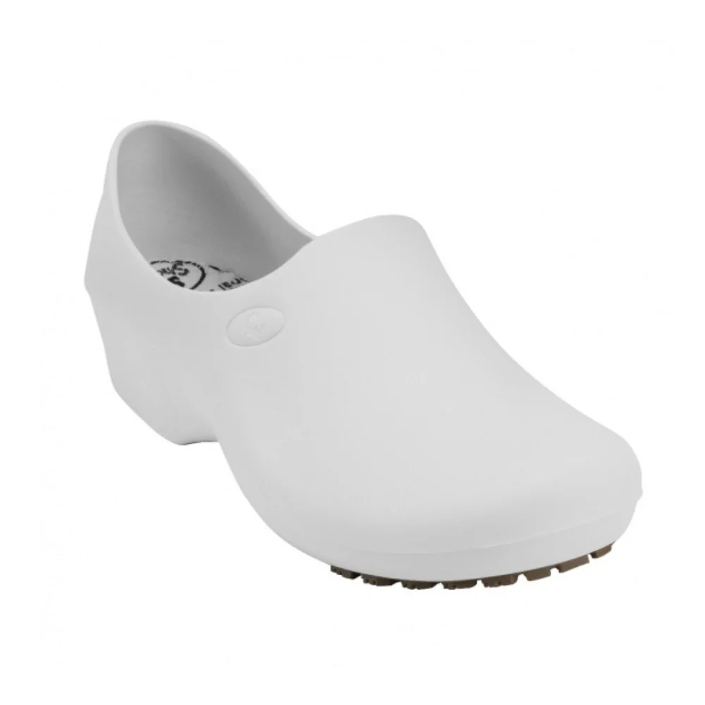 Sapato Antiderrapante Sticky Shoes Woman Ca 39848 Branco Impermeável