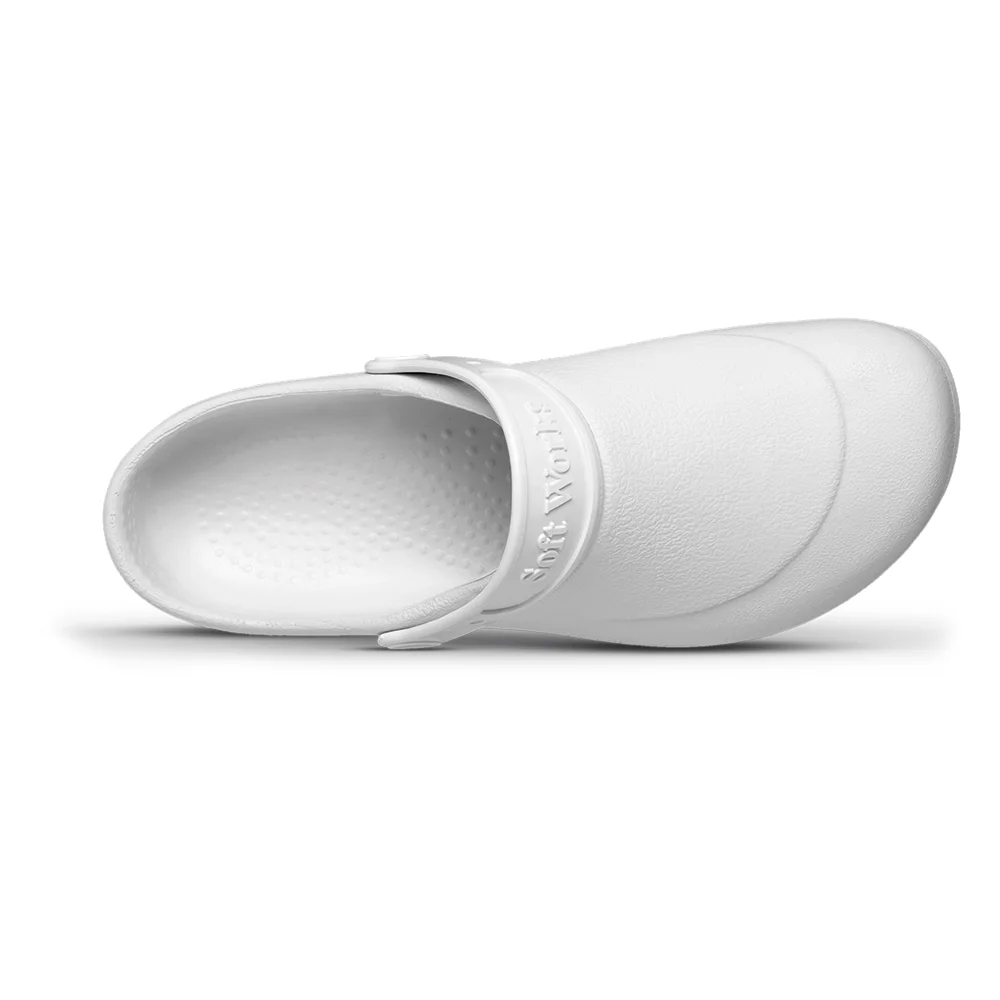 Sapato Crocs Antiderrapante Branco Bb60 Ca 27921 - Soft Works