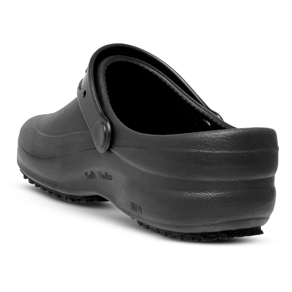 Sapato Antiderrapante Preto Ca 27921 Bb60 - Soft Works