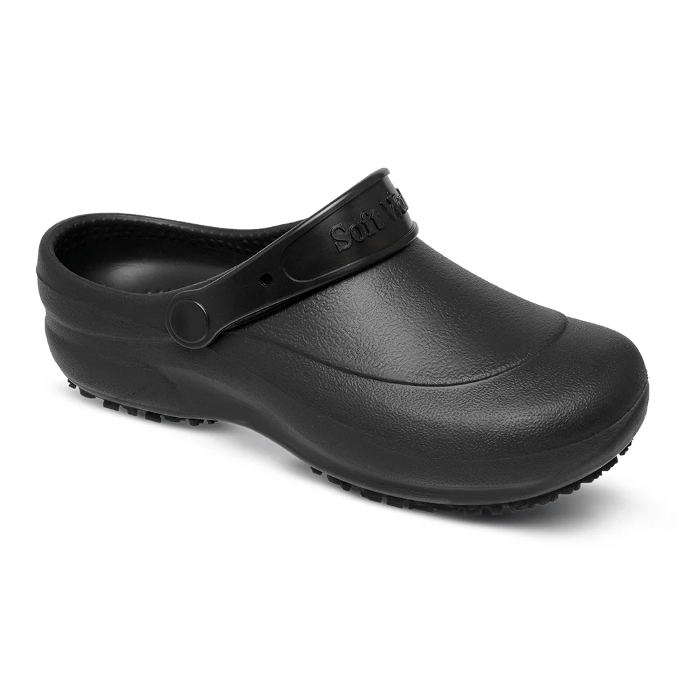 Sapato Antiderrapante Preto Ca 27921 Bb60 - Soft Works
