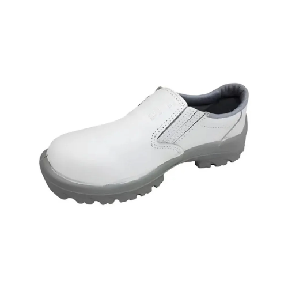 Sapato de Segurança Branco com Elástico - Solado Pu - Cartom - Ca 40142