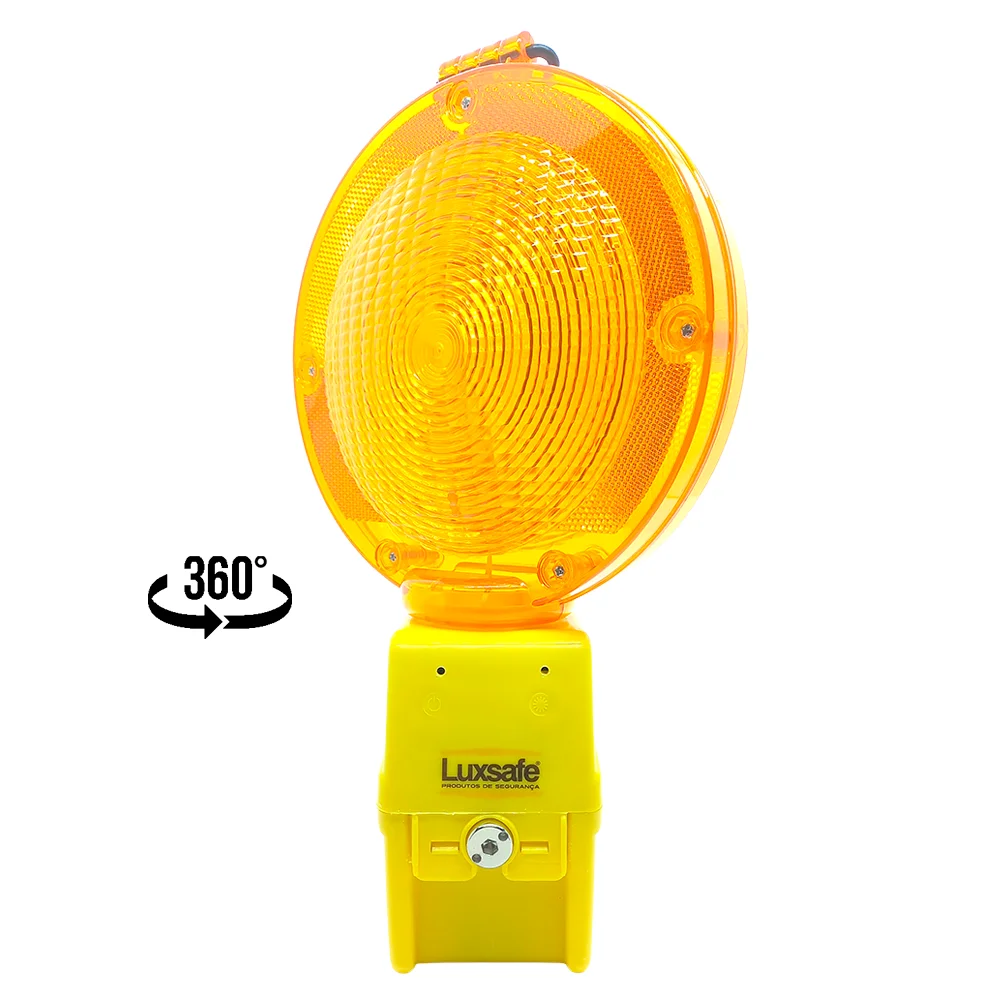 Sinalizador Trânsito Viário Led P/ Cone Monolight a Bateria 