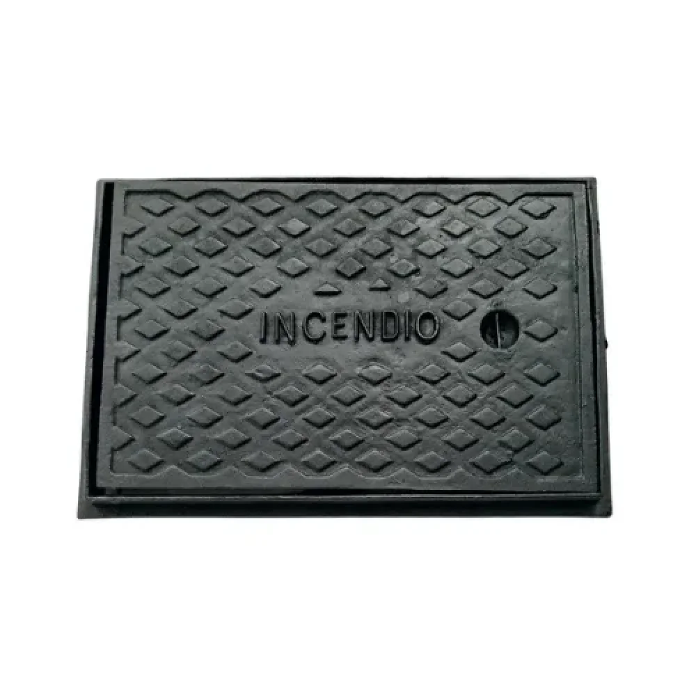 Tampa de Ferro Fundido Hidrante de Recalque 60X70Cm