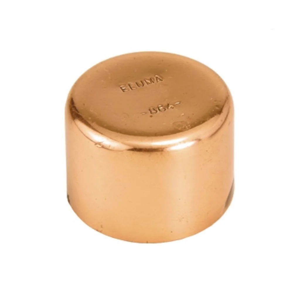 Tampão (Cap) de Cobre Solda 42Mm