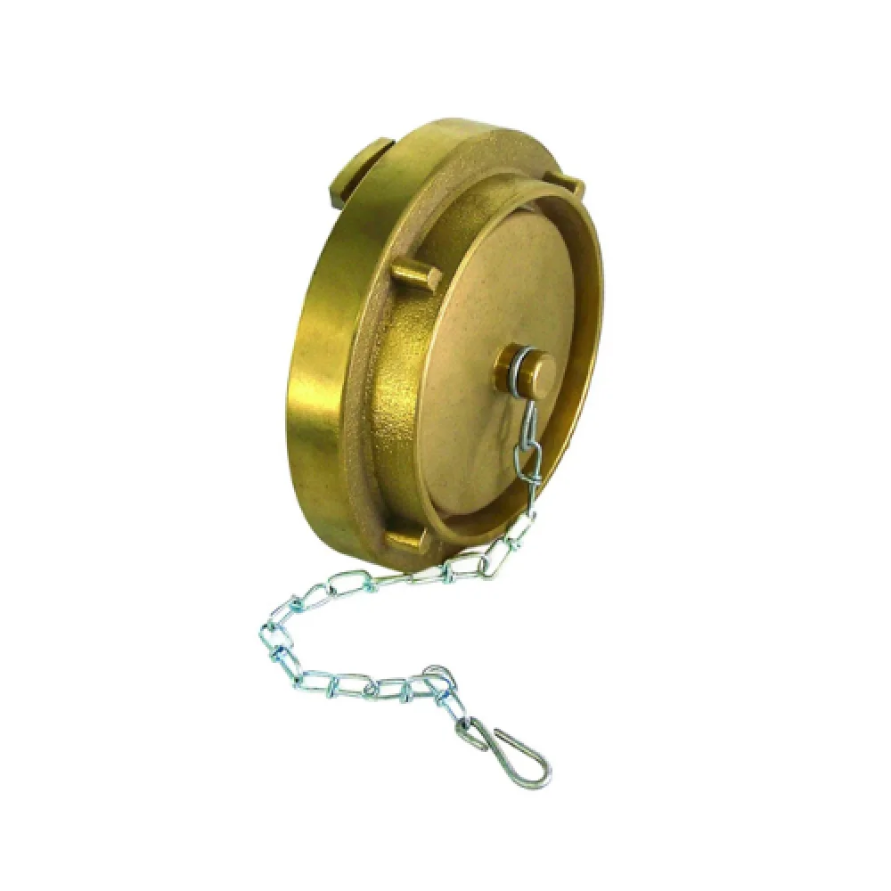Tampão Cego Storz com Corrente em Latão 1.1/2"