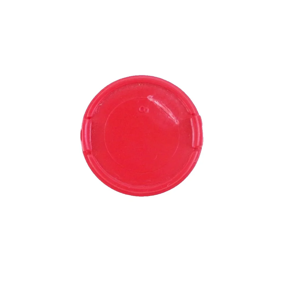 Tampão Pvc Vermelho Redondo 3/4 - 1" sem Rosca