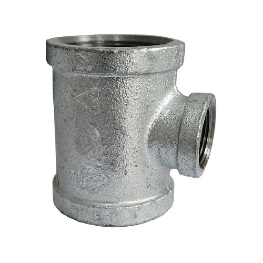 Te de Reducao Galvanizado 2 1/2 X 1 X 2 1/2