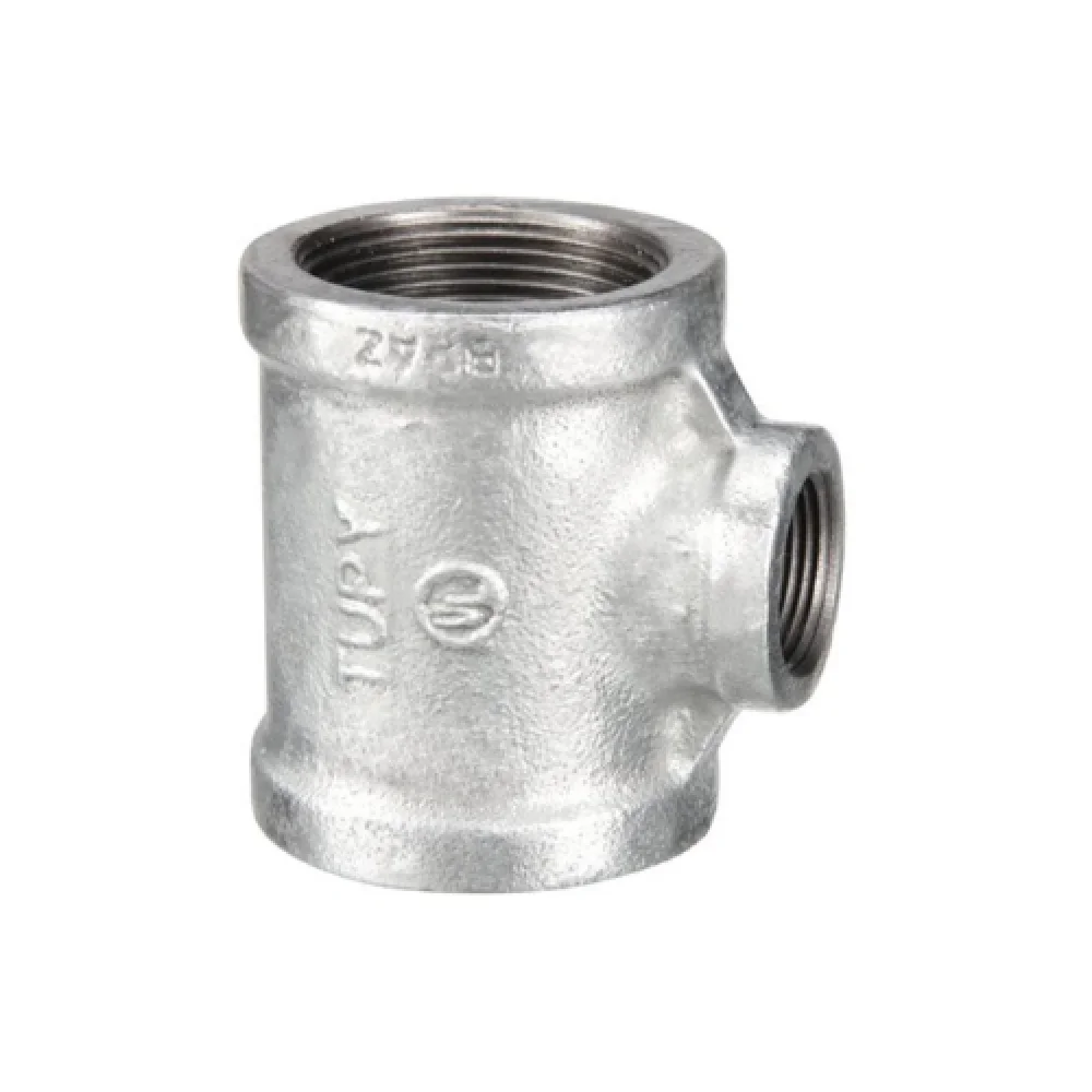 Tê de Redução Média Pressão 2" X 1.1/4 Npt