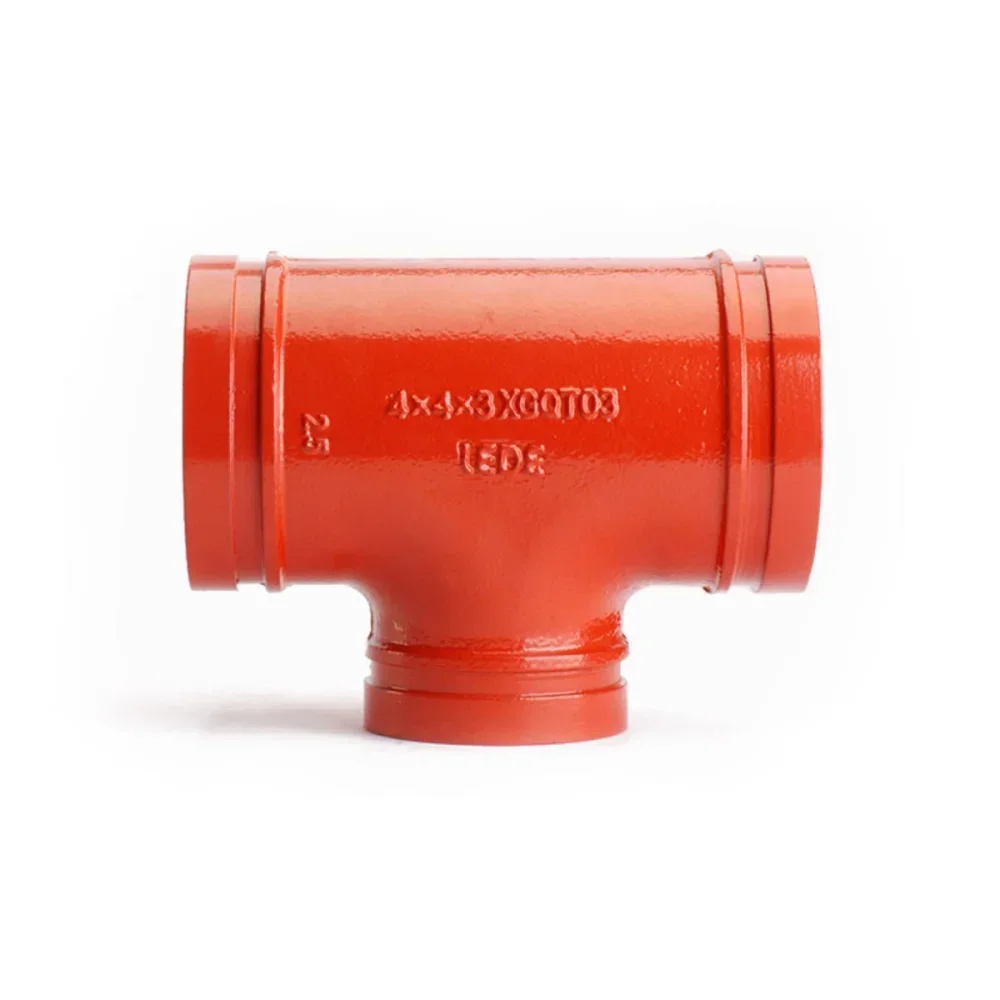 Tê de Redução Ranhurado 6 X 2.1/2" - 168 X 76Mm