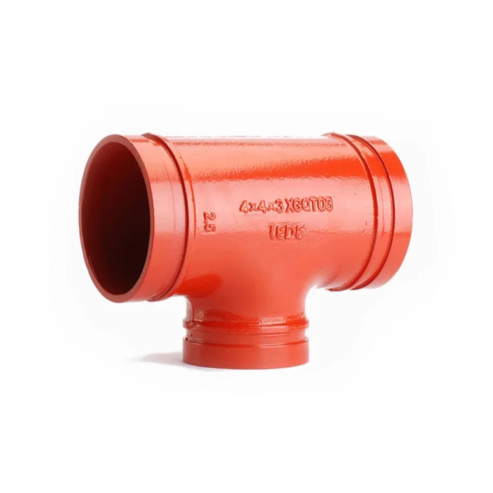 Tê de Redução Ranhurado 6 X 2.1/2" - 168 X 76Mm