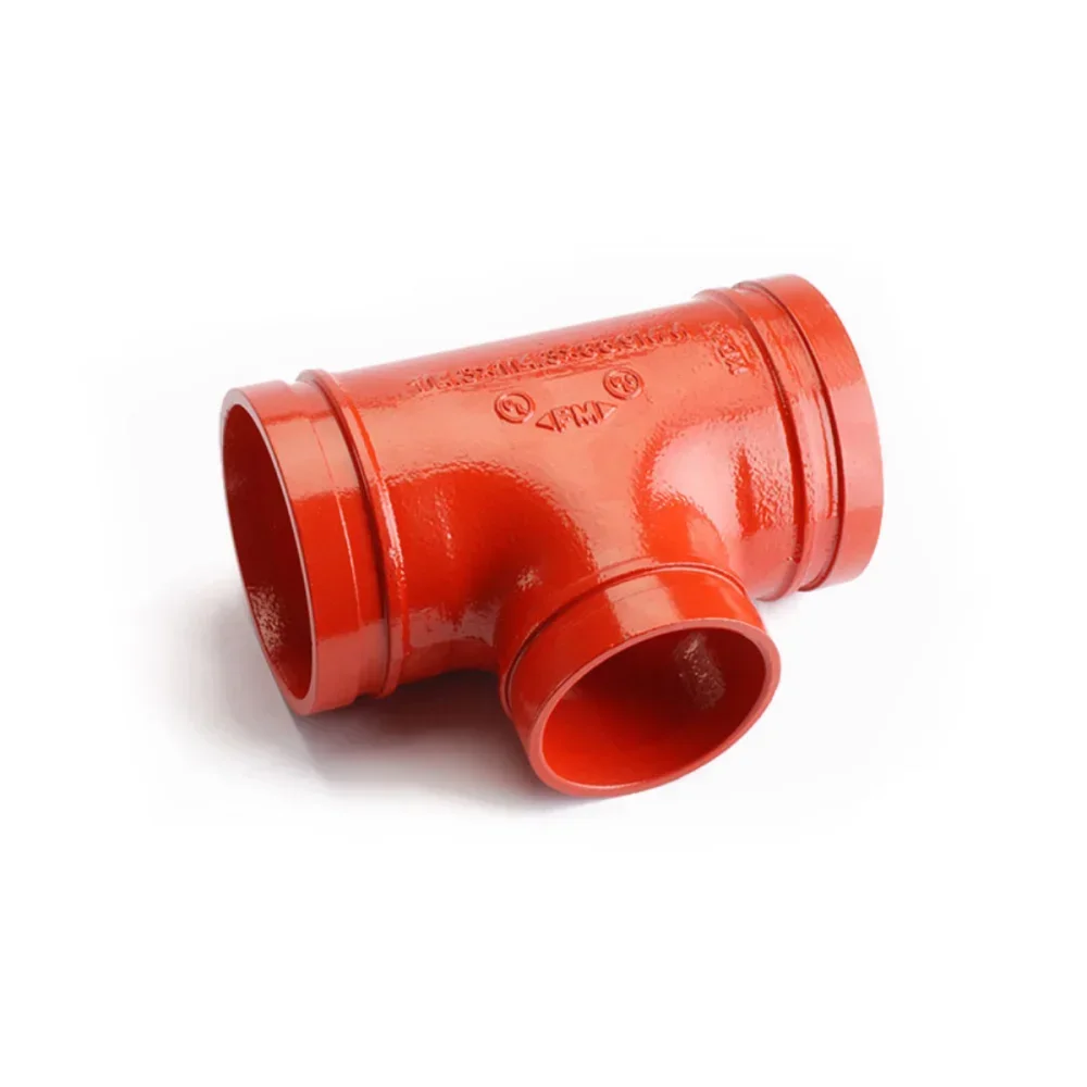 Tê de Redução Ranhurado 6 X 2.1/2" - 168 X 76Mm