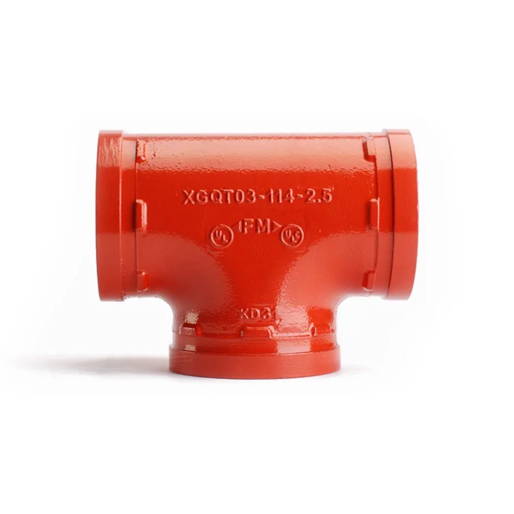 Têe Ranhurado 2 1/2" X 73Mm Sch