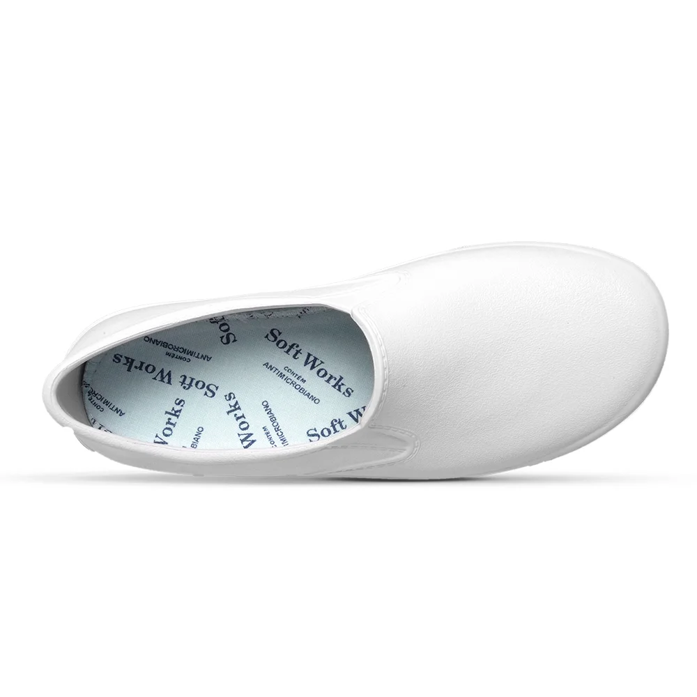 Tênis Antiderrapante C/ Palmilha Branco Ca 37212 Bb80 - Soft Works