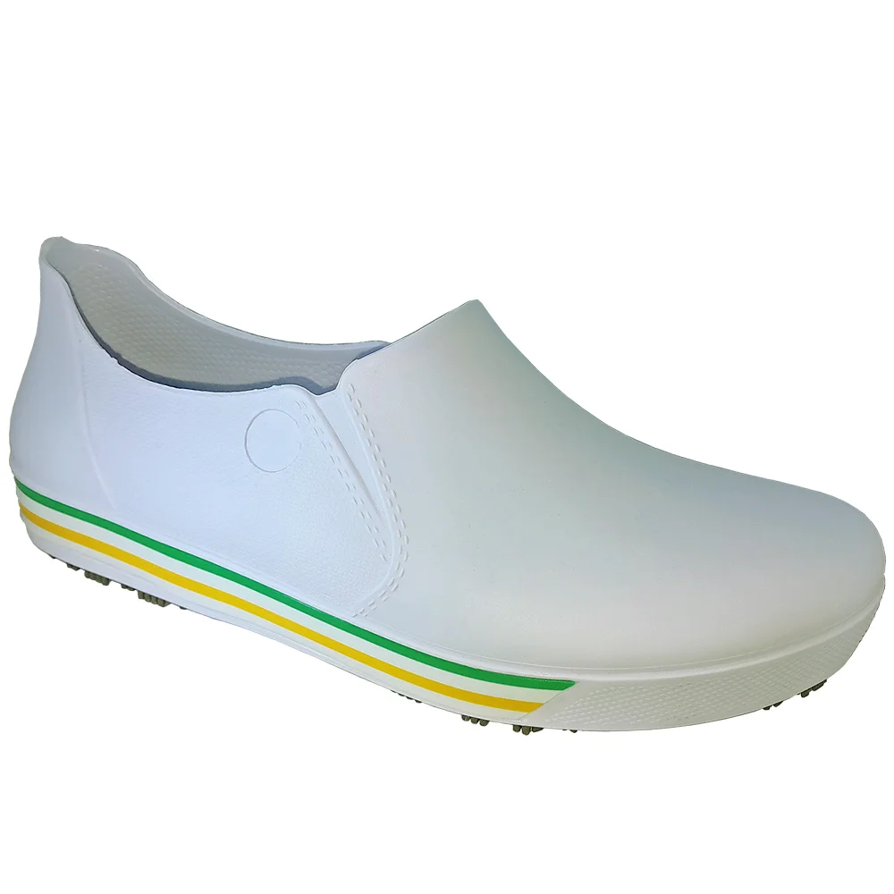 Tenis de Segurança Antiderrapante Sticky Shoe Copa Branco