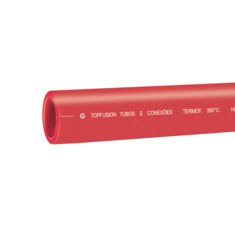 Tubo Ppr Vermelho 6M 90Mm