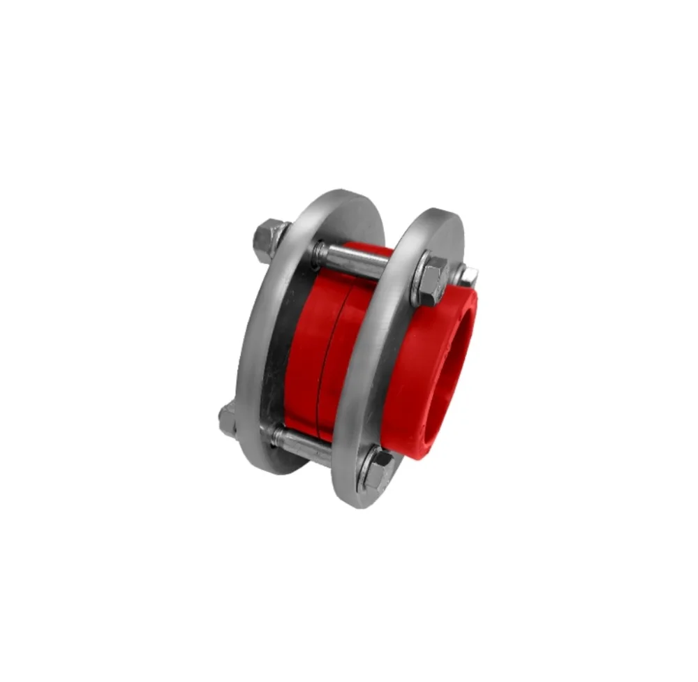 União Dupla com Flange em Ppr Vermelha 75Mm