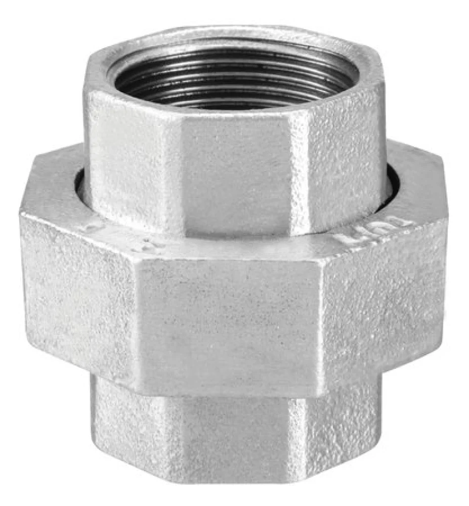 União Galvanizada com Assento Bronze 1.1/4