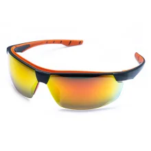 Óculos de Proteção Vermelho Espelhado Neon Ca 40906 - Steelflex