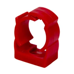 Abraçadeira de Pvc Vermelho 3/4 sem Rosca