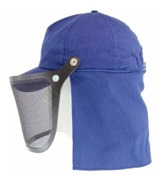 Boné de Brim C/ Protetor de Nuca 20Cm e Protetor Facial Tela Ca 17135