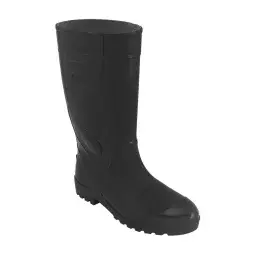 Bota de Pvc Cano Longo 34Cm Preto Ca 37154 com Forro - Workflex