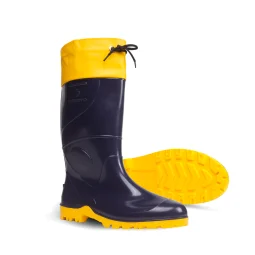 Bota de Pvc Cano Longo com Polaina 41Cm Preto Ca 36026 - Innpro