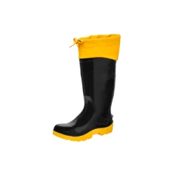 Bota Pvc Cano 32 CM com Forro e Polaina Preta - 100Aworkf - Marluvas - Ca 42673