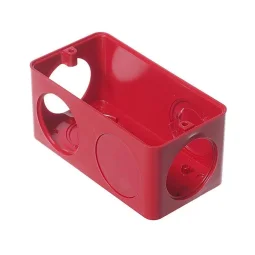 Caixa 6 Entradas 1 Polegada em Pvc Vermelho sem Rosca