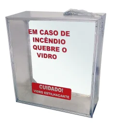 Caixa de Alumínio para Extintor Triplo 4Kg 60X50X20