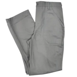 Calça de Brim Cinza C/Bolsos Profissional