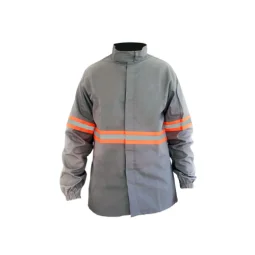Camisa Eletricista Nr10 Risco 2 Cinza C/Faixa Refletiva Tam.xgg Ca 46298 Guardian