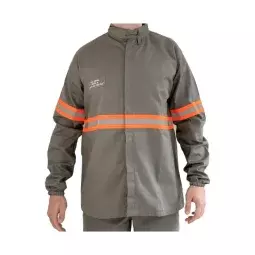Camisa Nr10 Antichama Risco 2 Guardian Fire DX Cinza - Ca 46298