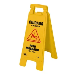 Cavalete Pvc Dobrável "Piso Molhado" Duplo 27X65