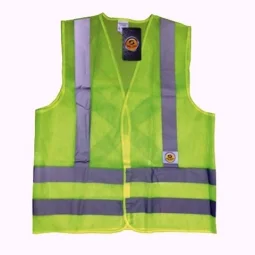 Colete Refletivo de Tela Verde sem Bolso - Super Safety