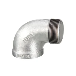 Cotovelo Galvanizado 90º 3 Pol - Rosca Macho/Fêmea