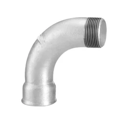 Curva 90 Graus Macho-Fêmea Galvanizada 1.1/2 Polegada