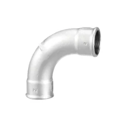 Curva 90 Graus Fêmea Galvanizada 1.1/4 Polegada