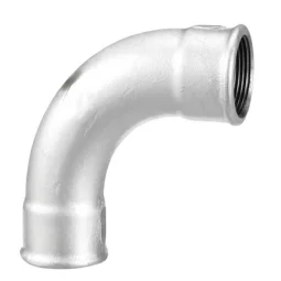 Curva Galvanizada Helicoidal 90° 102Mm