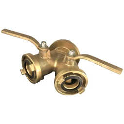 Derivante/ Divisor 1 Entrada 2 1/2" e 2 Saídas 1 1/2" Bronze Polido