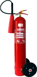Extintor Sobre Rodas Carreta Co² (Dióxido de Carbono) 25 Kg Bc