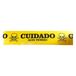 Faixa Demarcação Área Perigo Alta Tensão 72Mm X 100M Faixa Demarcação Área Perigo Alta Tensão 72Mm X 100M