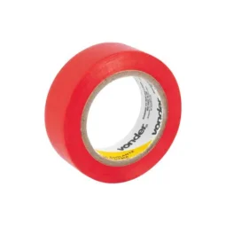 Fita Isolante Pvc Vermelha 19Mm X 10 Metros