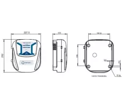 Fonte Auxiliar Dual Ip20 24V 2Ah Endereçável para Detector Linear