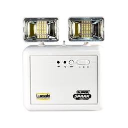 Luminária de Emergência Led 1.200 Lúmens 2 Faróis Super Spark Luxsafe