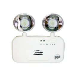 Luminária de Emergência Led 3080 Lúmens 2 Faróis Bivolt